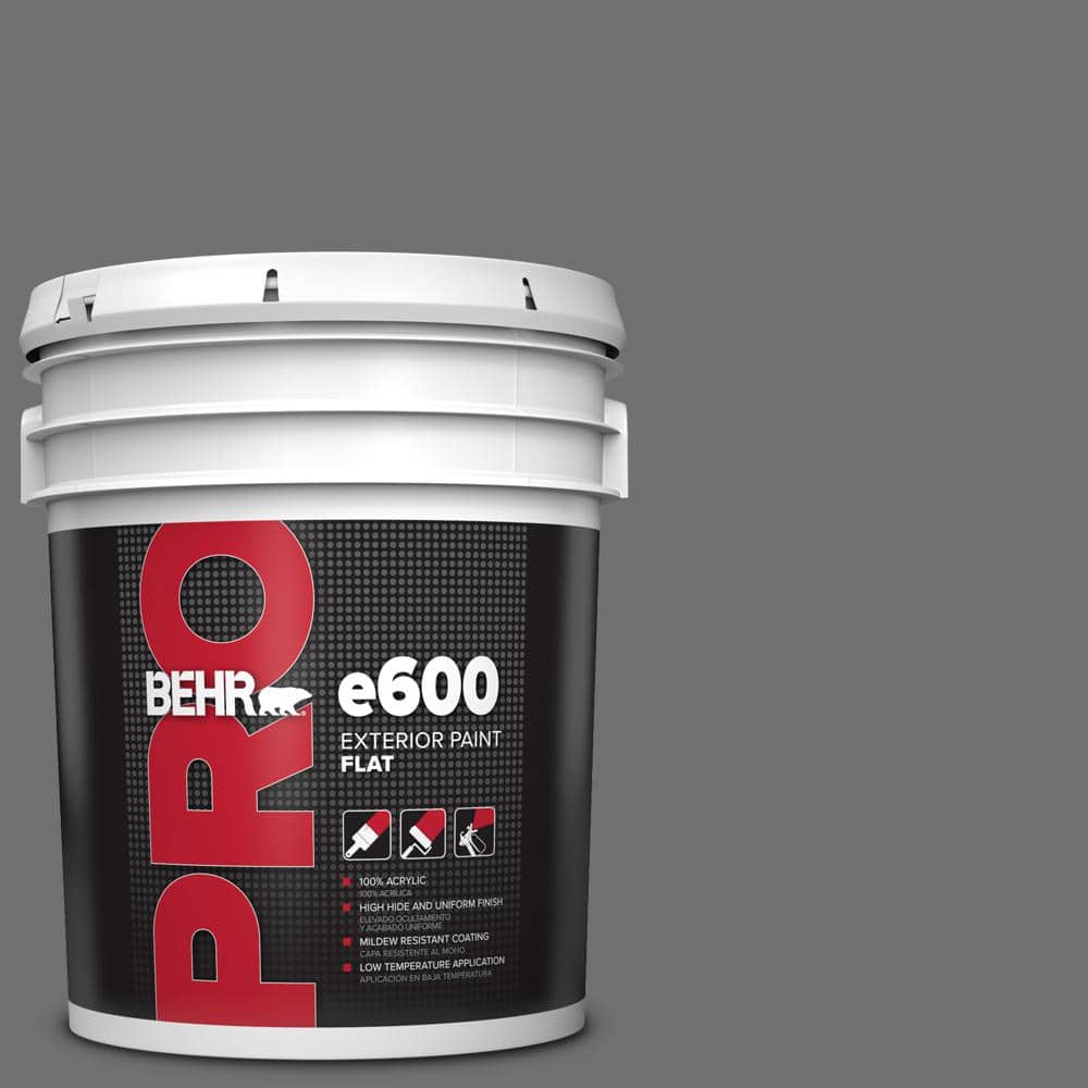 BEHR PRO 5 gal. #MQ2-61 Magnet Flat Exterior Paint