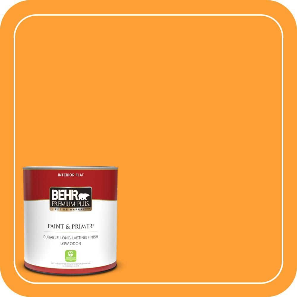 BEHR PREMIUM PLUS #P250-7 Blazing Bonfire Enamel Low Odor & Primer (1)