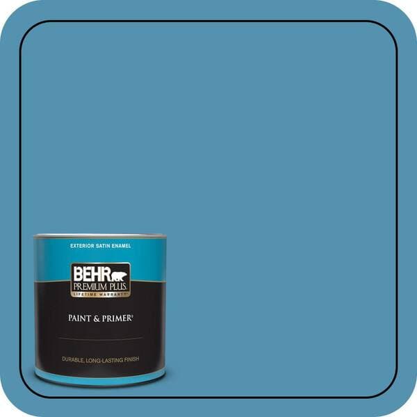BEHR PREMIUM PLUS #M490-5 Jet Ski One-Coat Hide Enamel & Primer (4)