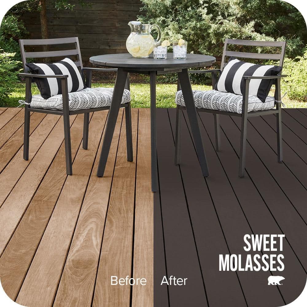 BEHR DECKplus #PPU5-20 Color Waterproofing Exterior Wood Stain (2)