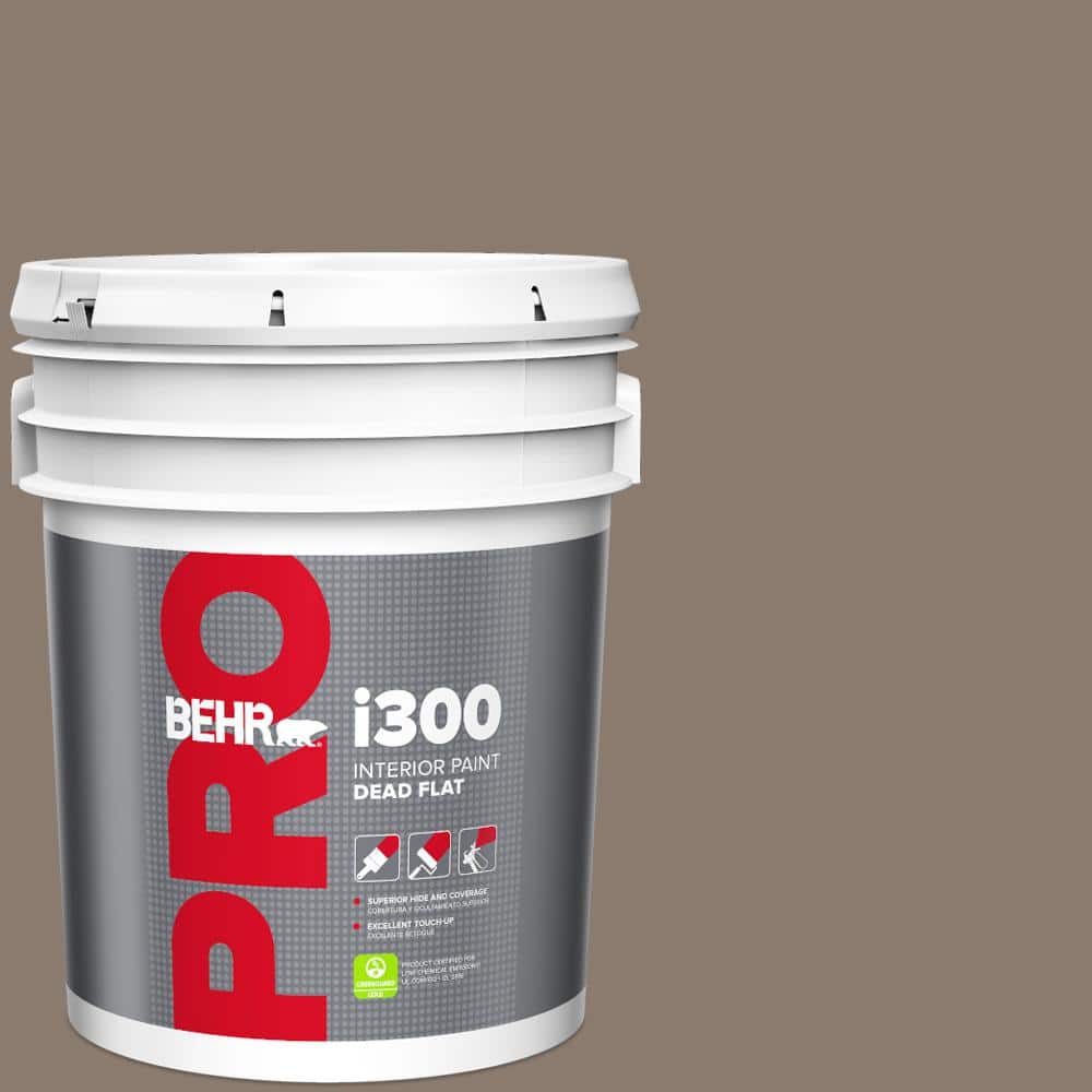 BEHR PRO 5 gal. #T18-07 Road Less Travelled Dead Flat Interior Paint