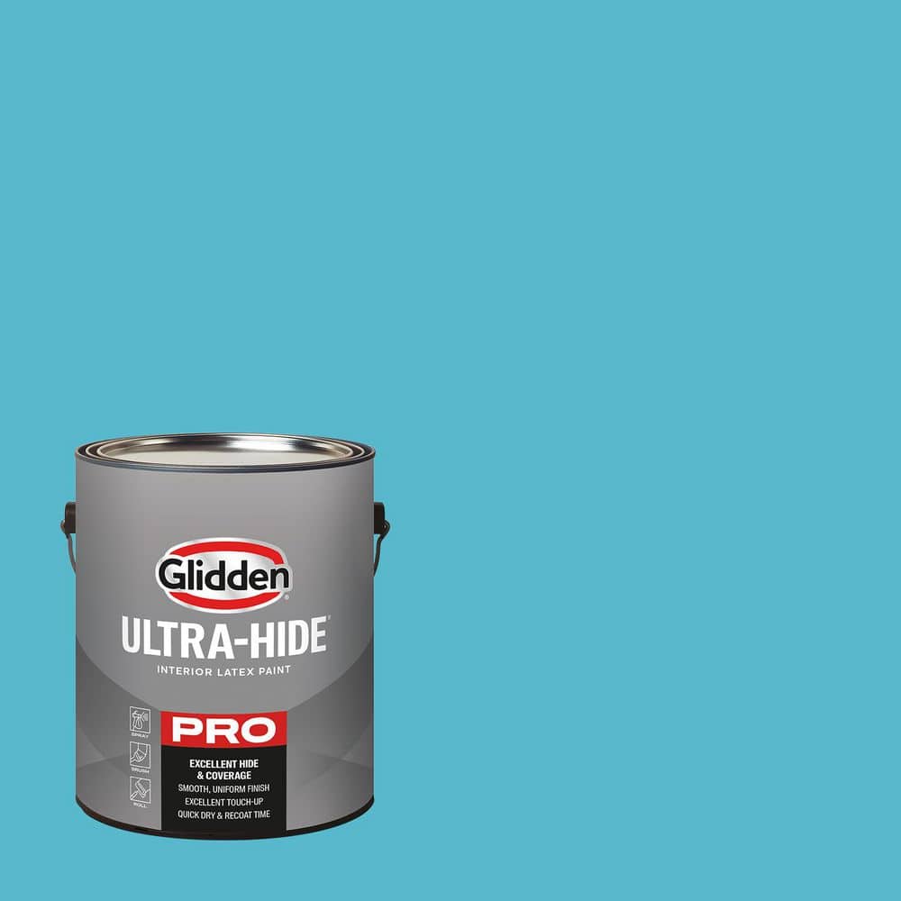 Glidden Ultra-Hide 1 gal. PPG1236-5 High Dive Eggshell Interior Paint