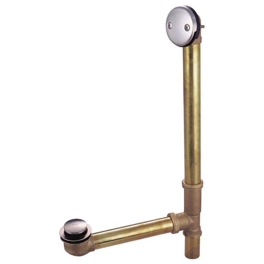 Kingston Brass 1-1/2 in. Brass Adjustable Toe Tip Drain