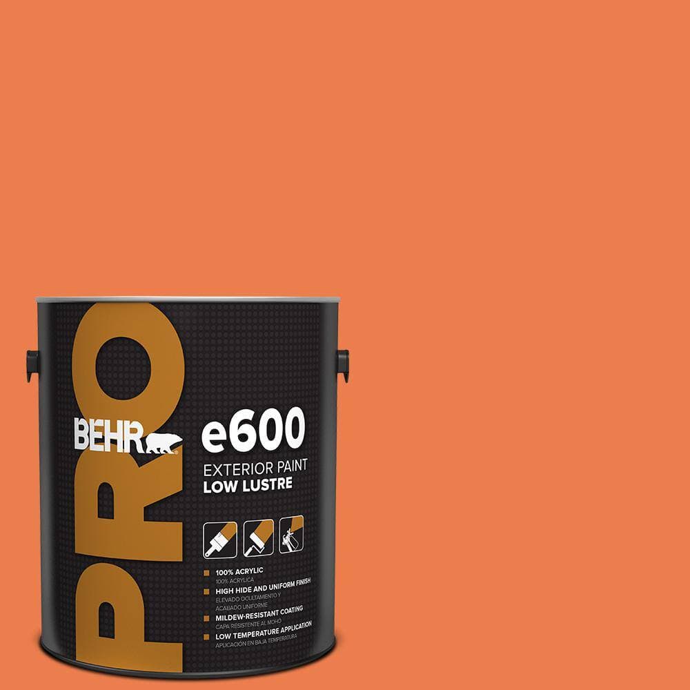 BEHR PRO 1 gal. #P200-6 Sizzling Sunset Low Luster Exterior Paint