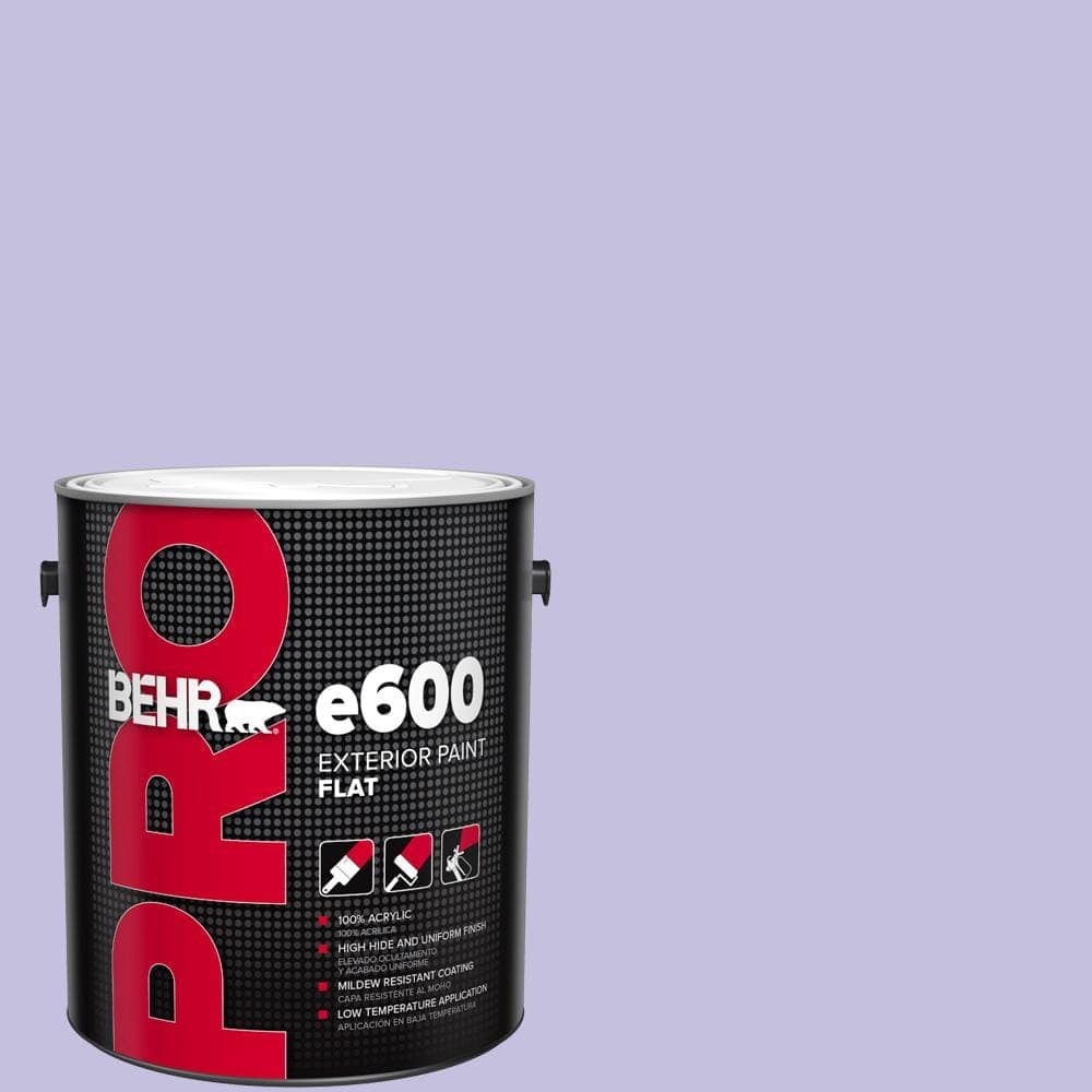 BEHR PRO 1 gal. #630A-3 Weeping Wisteria Flat Exterior Paint