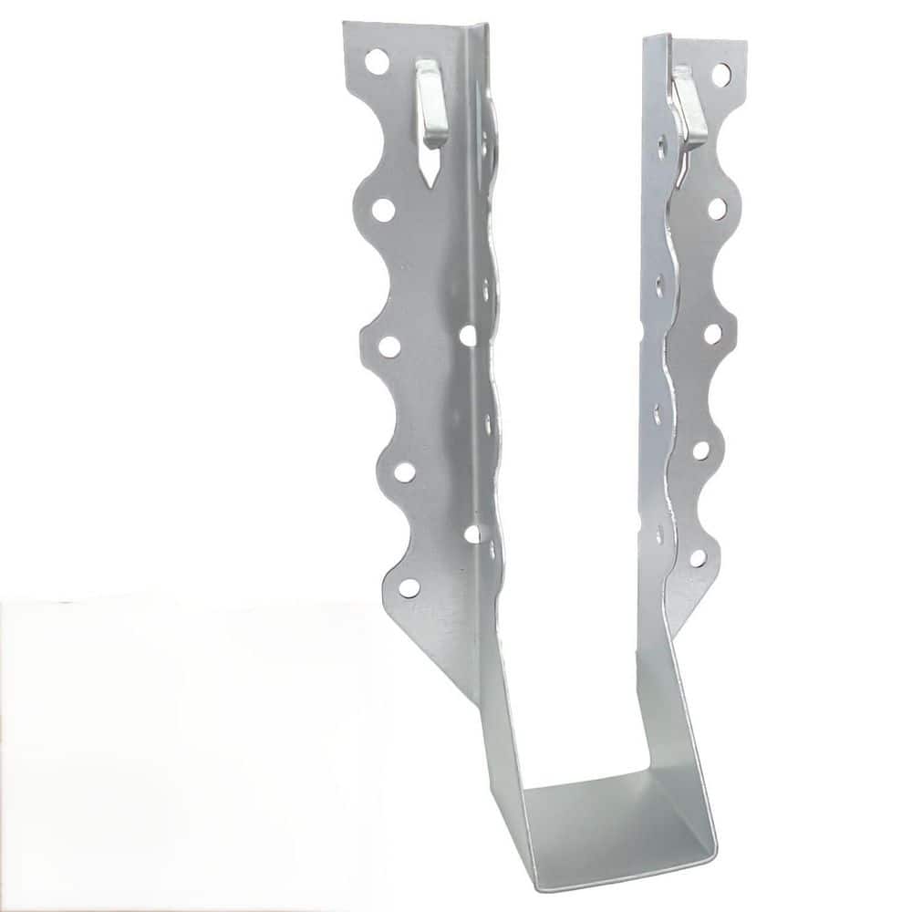NVNOO 2 in. x 6 in. LU24 18 Gauge Zmax Galvanizing Face Joist Hanger Tie Brackets for Wood Hurricane Ties (25-Pack) (1)