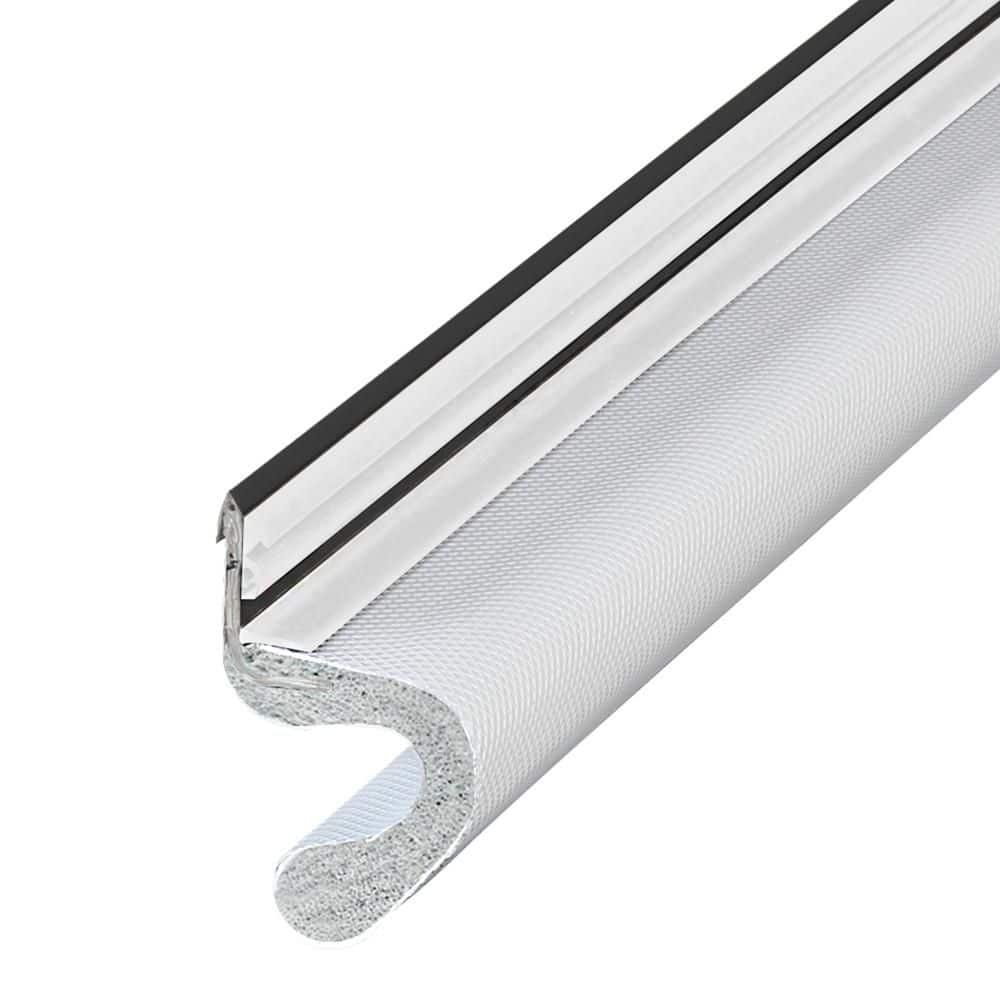 M-D Building Products 81 in. White Vinyl-coated Foam Top and Sides Door Seal for Doors with Kerf/Channel (4)