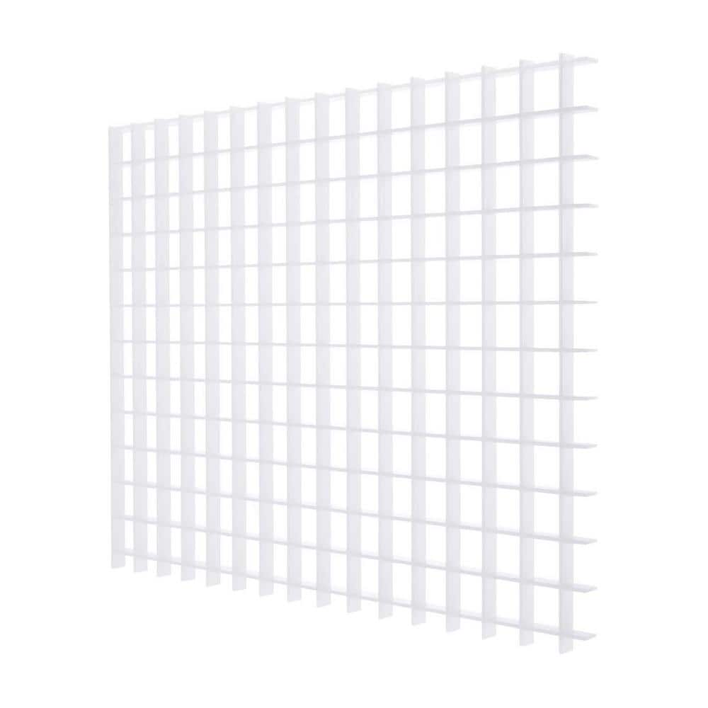 PLASKOLITE 4 ft. x 2 ft. Suspended Egg Crate Light Ceiling Panel (3)