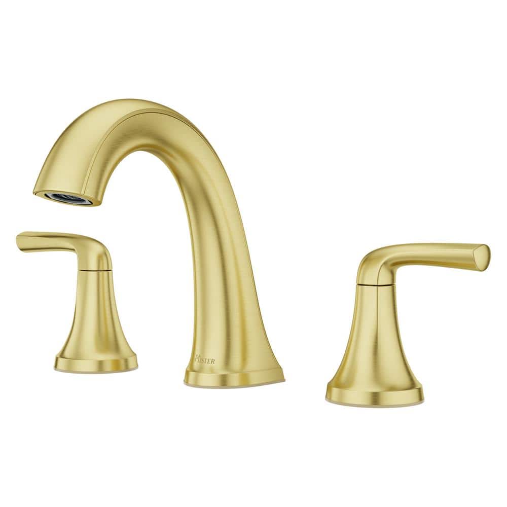 Pfister Ladera 8 in. Widespread Double Handle Bathroom Faucet in Brushed Gold (2)