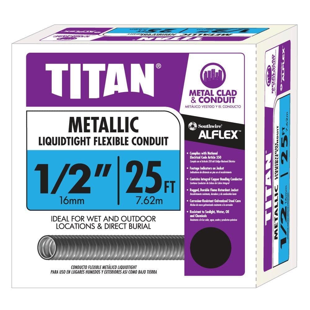 Southwire . Liquidtight Flexible Metallic Titan Steel Conduit