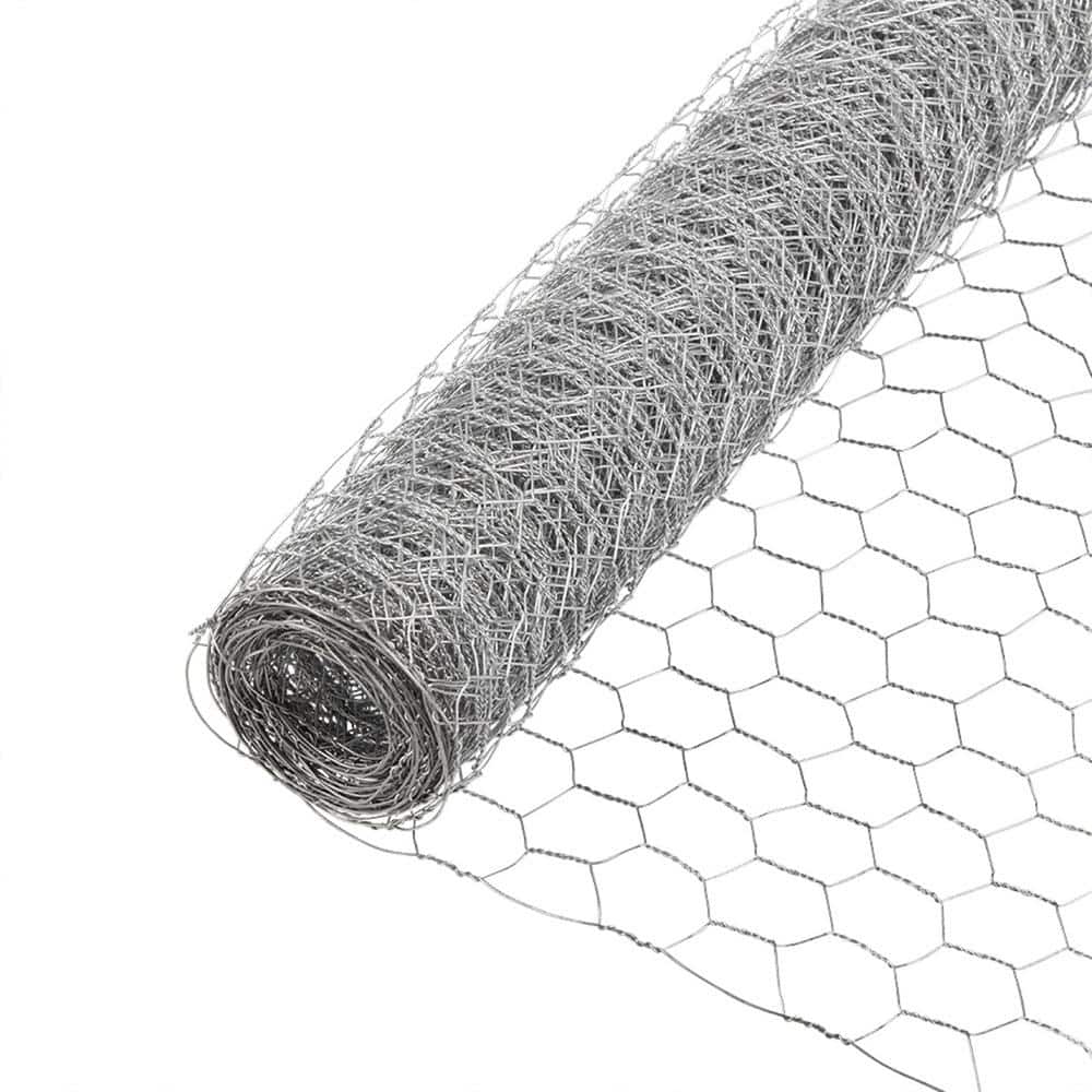 YARDGARD 1 in. Mesh x 1 ft. x 150 ft. 20-Gauge Galvanized Steel Poultry Netting (3)