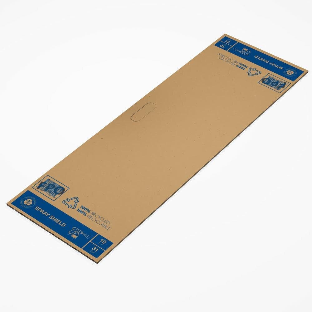 Pratt Retail Specialties 10 in. x 31 in. Cardboard Paint Shield (25-Pack)