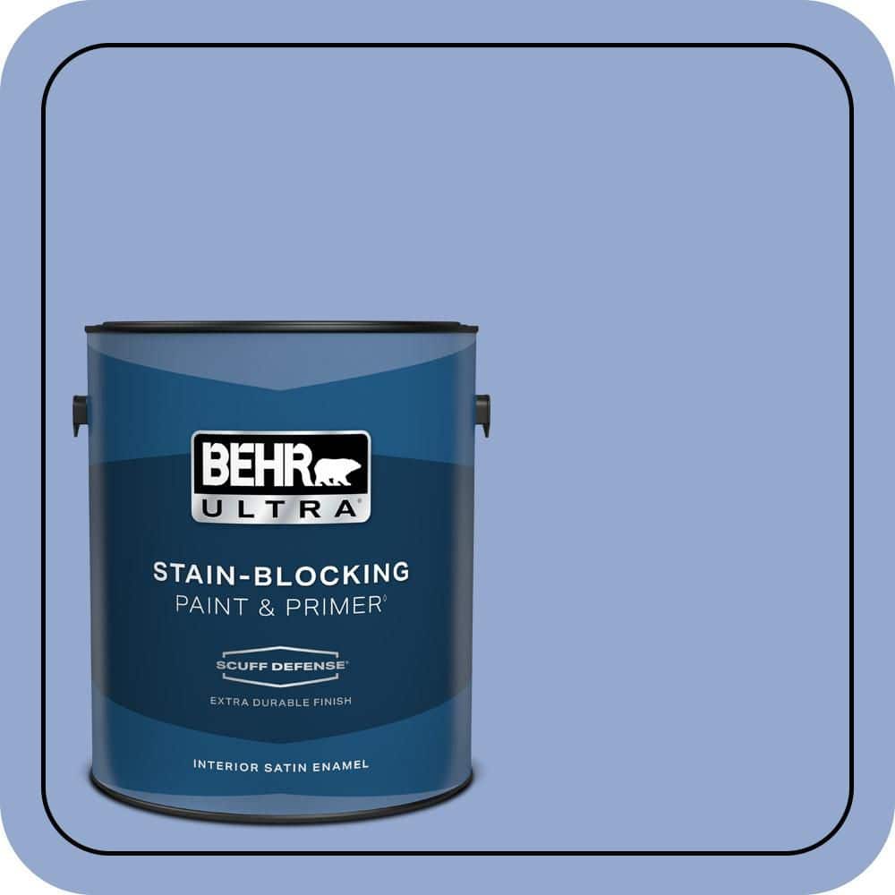 BEHR ULTRA 1 gal. #M540-4 Hopeful Dream Extra Durable Satin Enamel Interior Paint & Primer
