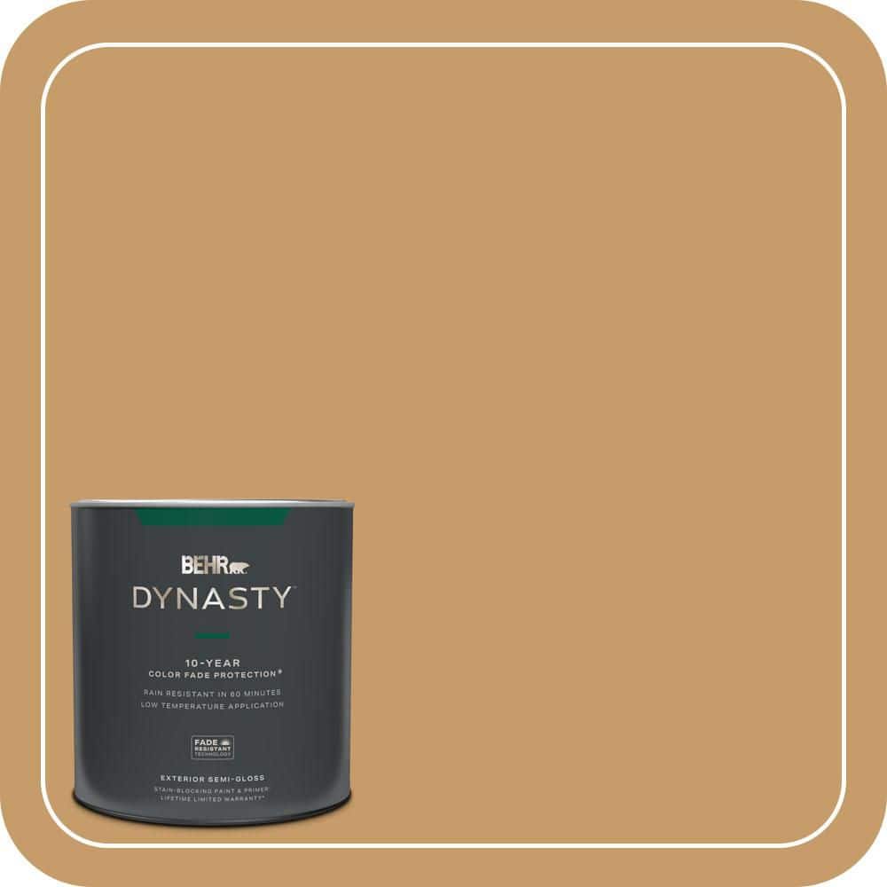 BEHR DYNASTY 1 qt. #S290-5 Amber Autumn Semi-Gloss Exterior Stain-Blocking Paint & Primer
