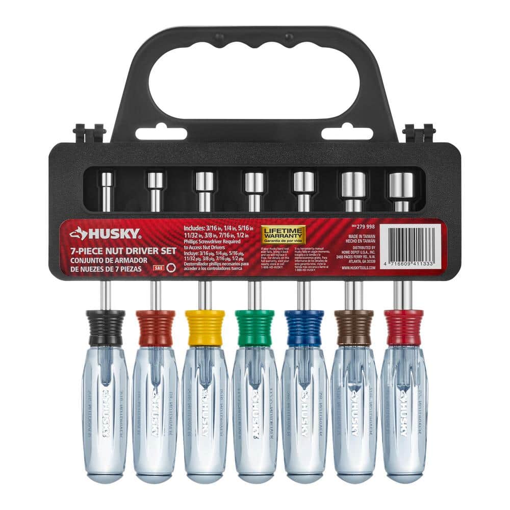 Husky SAE Nut Driver Set (7-Piece) (3)