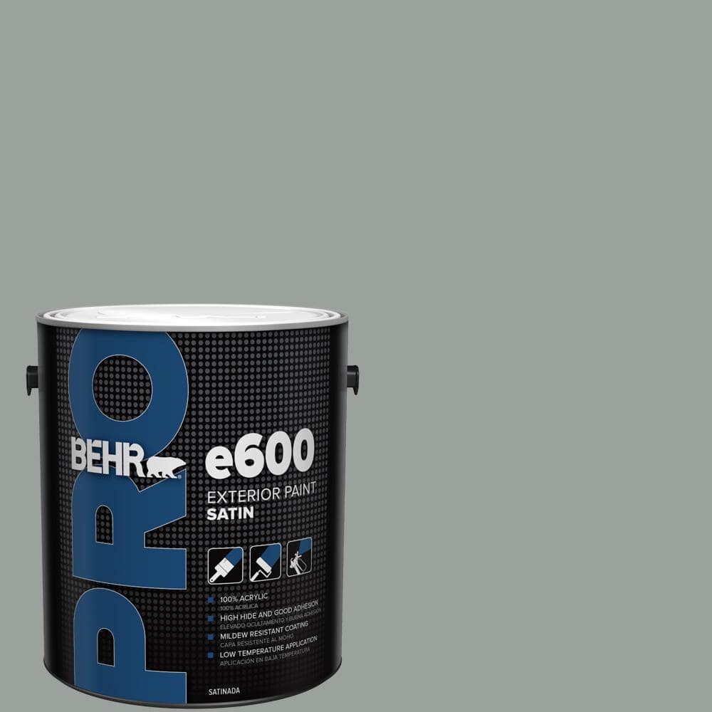BEHR PRO 1 gal. #PPU11-16 Brampton Gray Satin Exterior Paint (1)