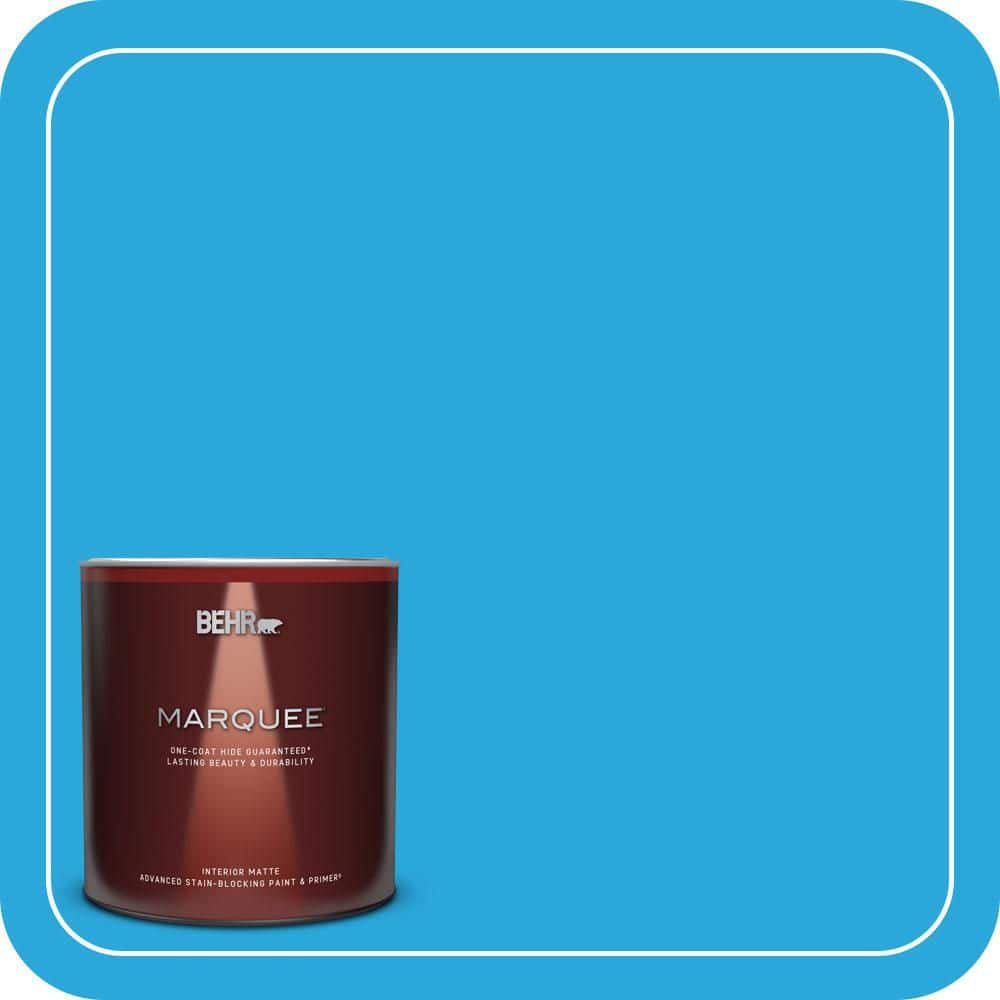 BEHR MARQUEE 1 Qt. #MQ4-56 El Capitan One-Coat Hide Matte Interior Paint & Primer