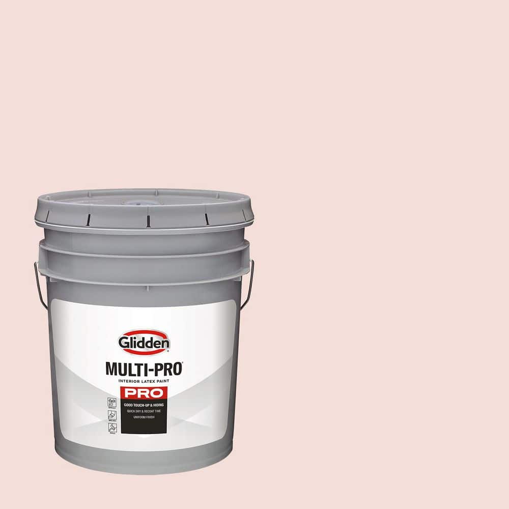 Glidden Multi-Pro 5 gal. PPG1064-2 Pink Chablis Ultra Flat Interior Paint