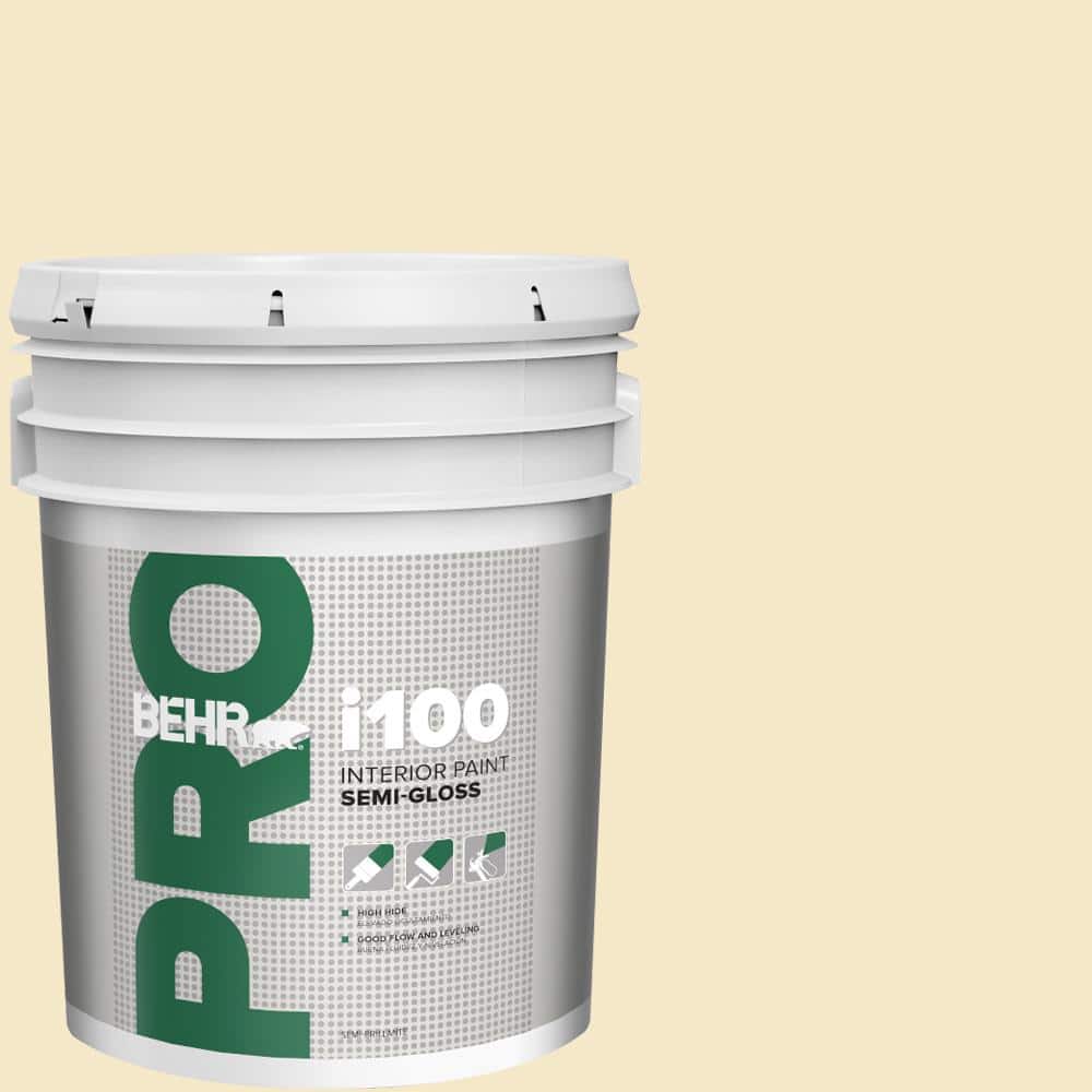 BEHR PRO 5 gal. #M320-2 Rice Wine Semi-Gloss Interior Paint