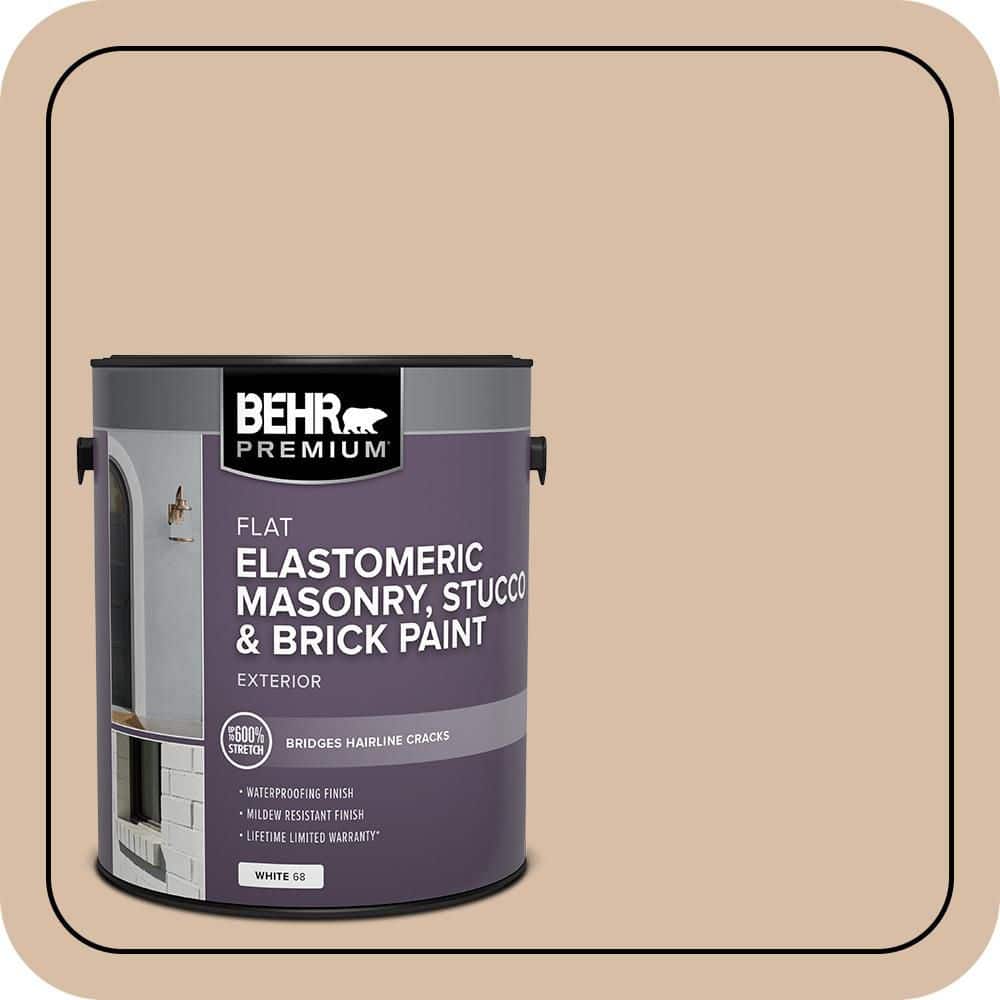 BEHR PREMIUM 1 gal. #S240-3 Ash Blonde Elastomeric Masonry, Stucco and Brick Exterior Paint
