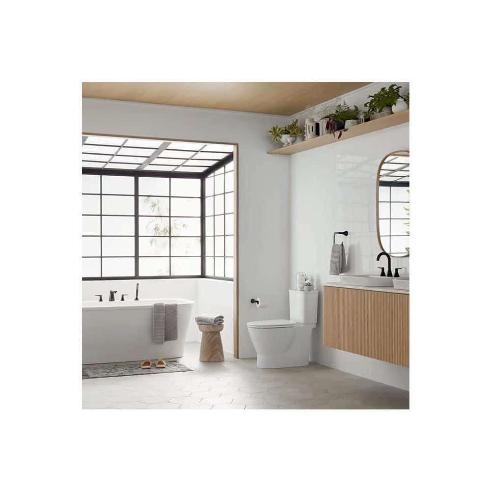 American Standard Aspirations 60 in. W x 84 in. H x 32 in. D Four Piece Glue Up Alcove Shower Wall Surround in White Subway Tile (2)