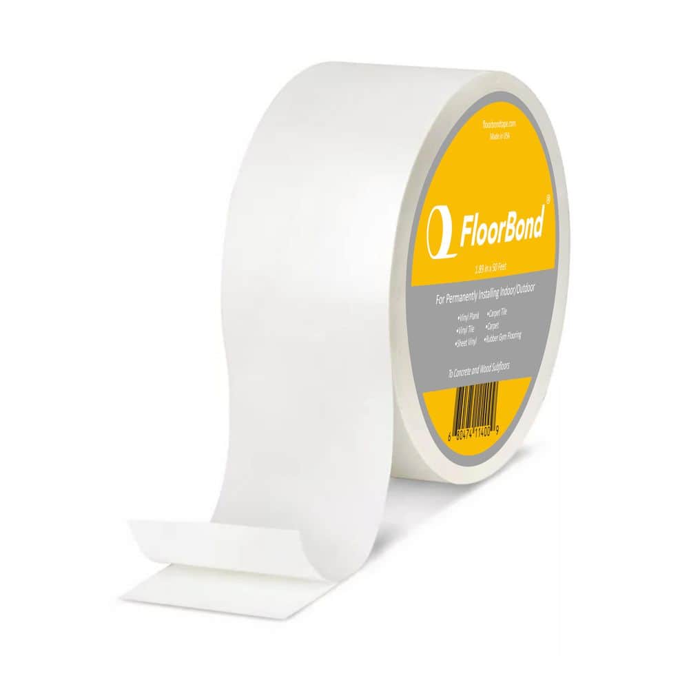 FloorBond 1.89 in. x 50 ft. Indoor/Outdoor Carpet Vinyl Tape Roll (2)