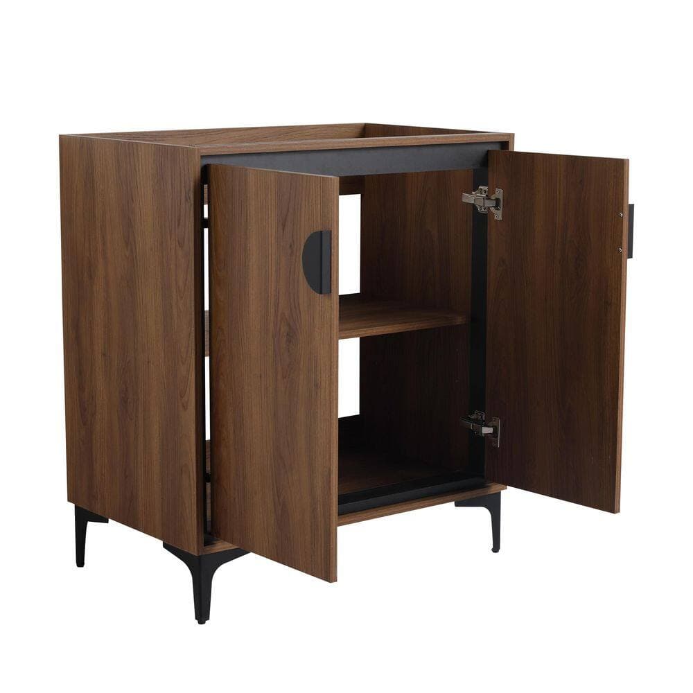 Noble House Alexis 33 in. W Modern Freestanding Bath Vanity Cabinet without Top with 2 Doors (3)