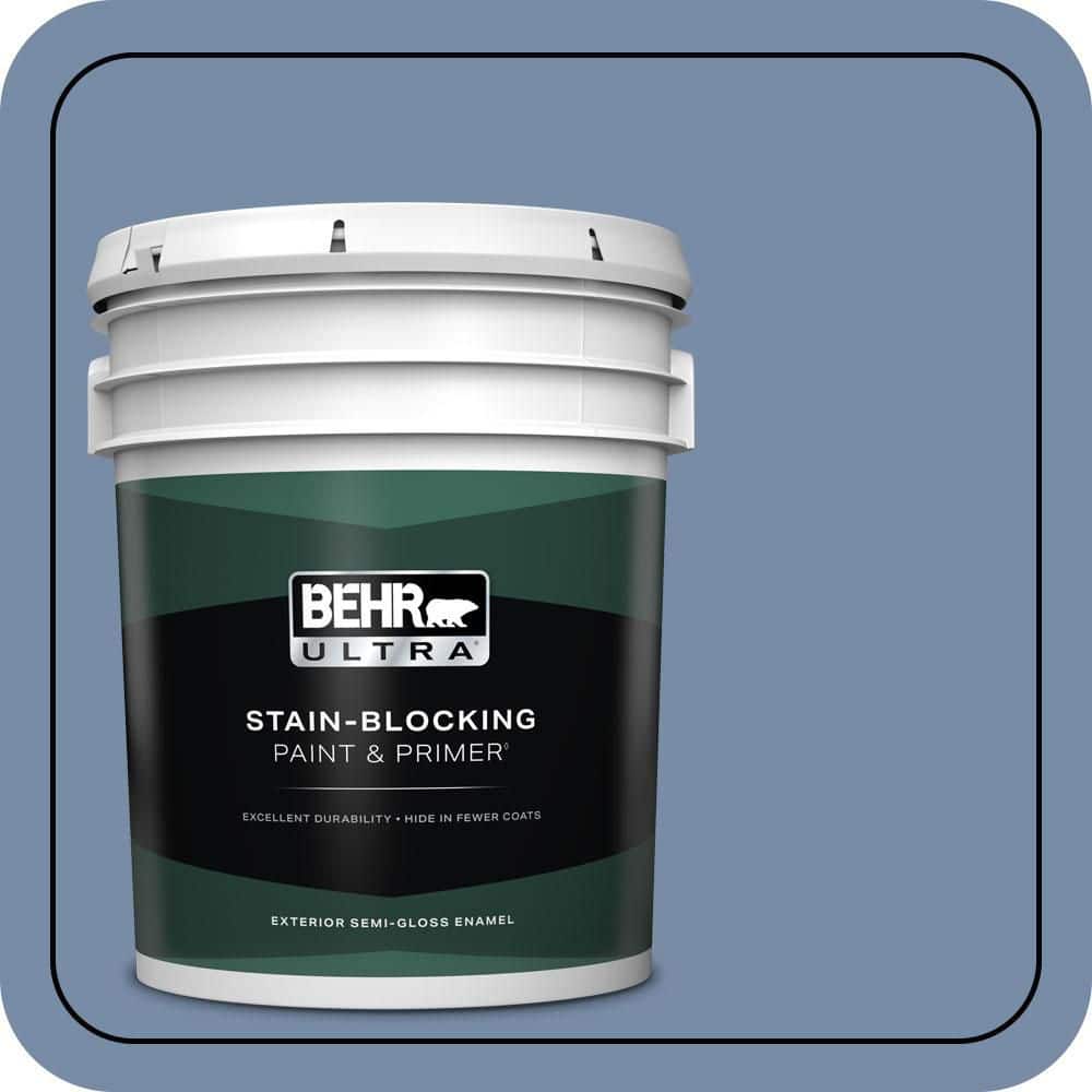 BEHR ULTRA 5 gal. #590F-5 Magic Spell Semi-Gloss Enamel Exterior Paint & Primer
