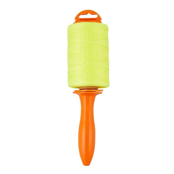 Everbilt 1/16 in. x 500 ft. Yellow Nylon Mason Line Twine with Reel (2)