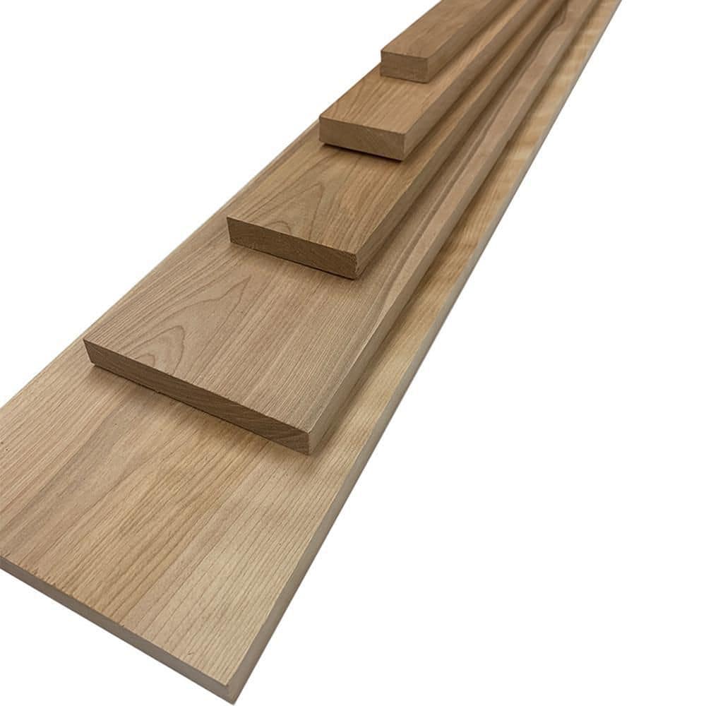 Swaner Hardwood Birch Board (Common: 1 in. x 4 in. x R/L; Actual: 0.75 in. x 3.5 in. x R/L) (4)