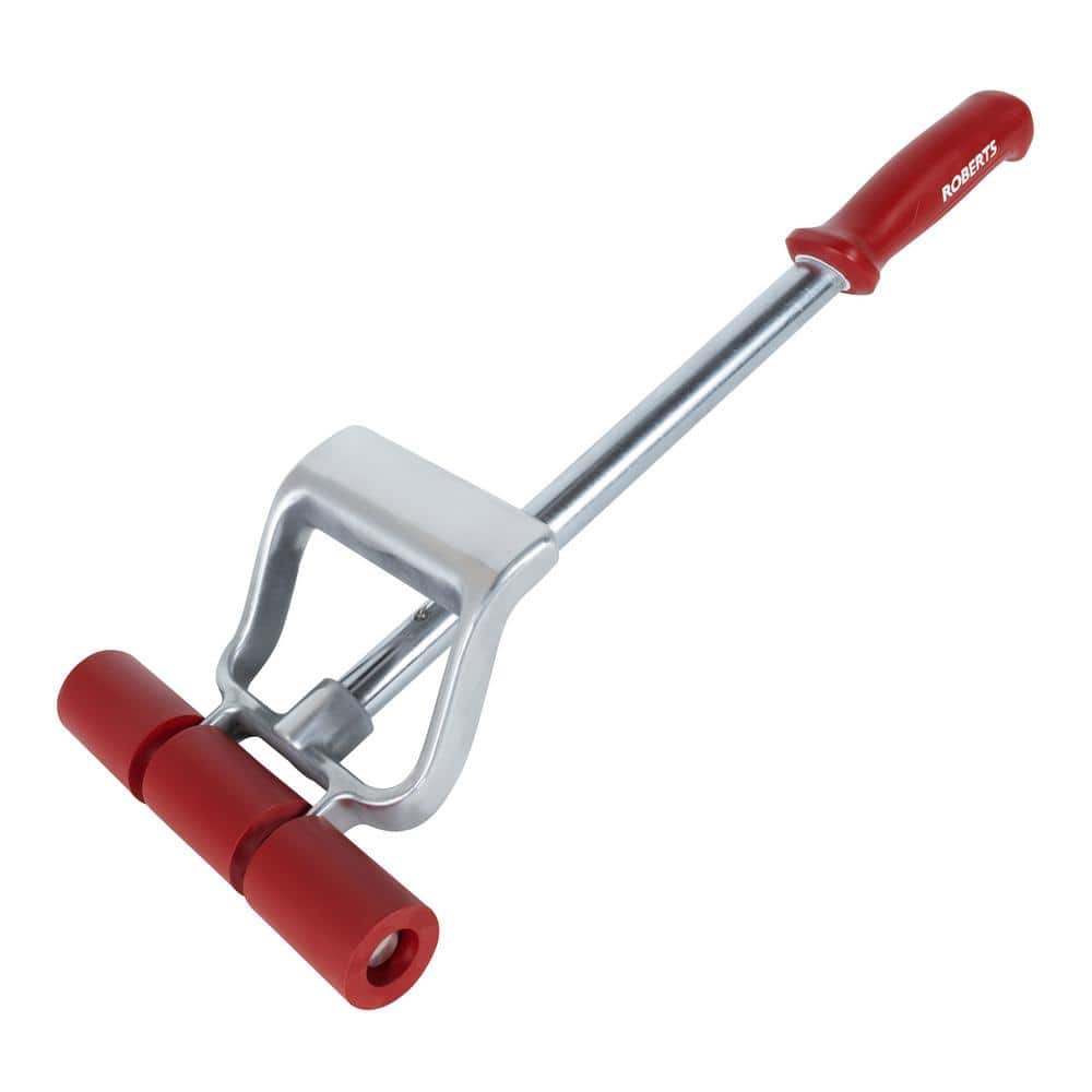 ROBERTS 7.5 in. W x 1.5 in. D Power-Lok Extendible Sheet Vinyl VCT and Linoleum Flooring Roller with Adjustable Handle (2)