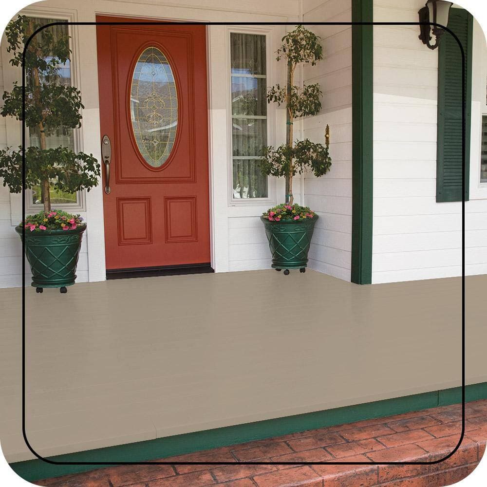 BEHR PREMIUM #MS-43 Low-Lustre Enamel Interior/Exterior Porch and Patio Floor Paint (2)