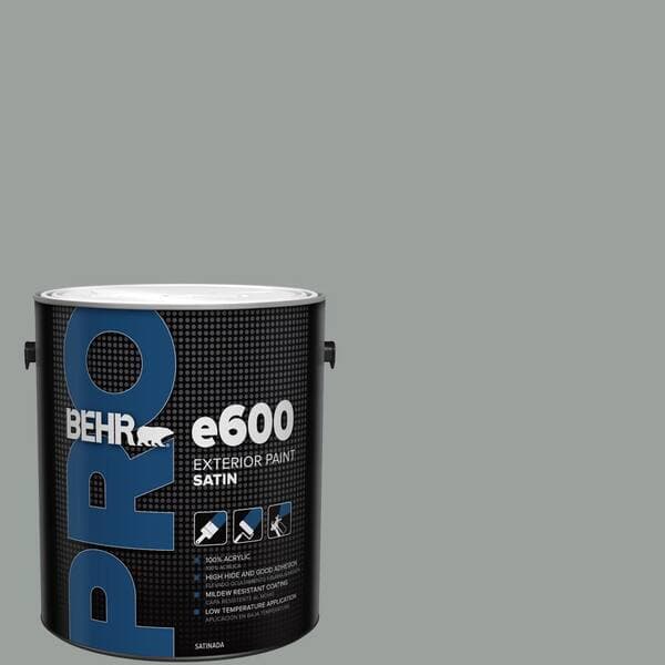 BEHR PRO 1 gal. #PPU11-16 Brampton Gray Satin Exterior Paint (2)