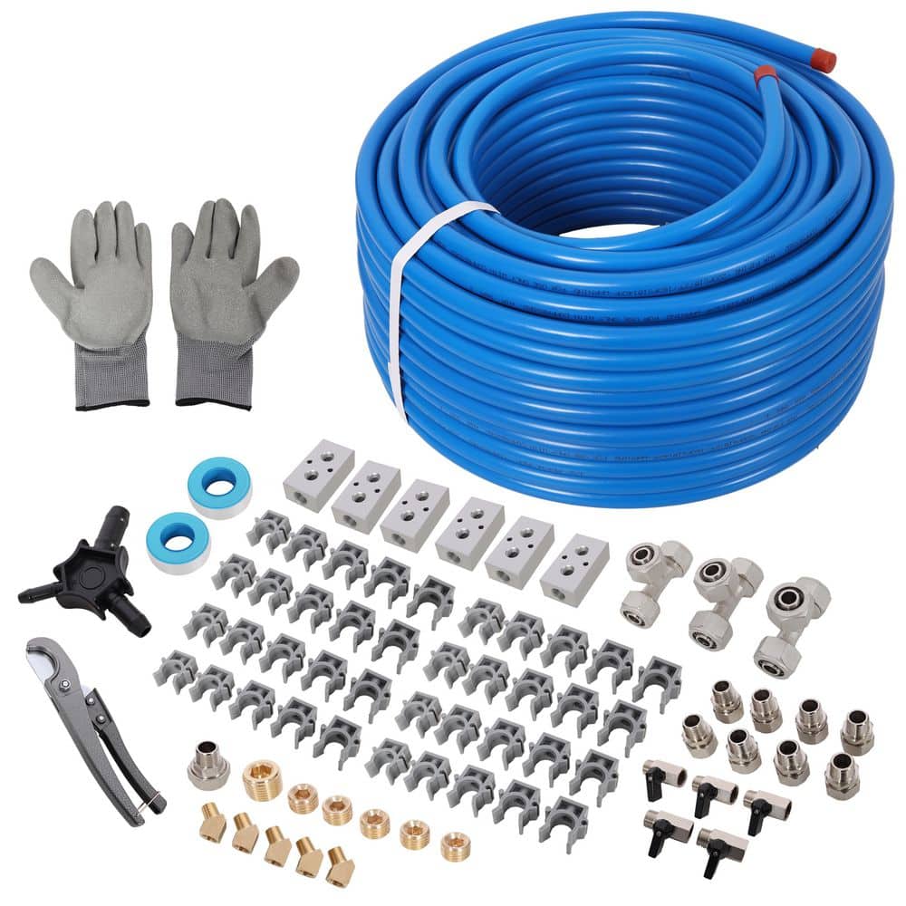 MYWISH Premium 1/2 in. x 200 ft. PEX-AL-PEX Air Compressor Piping Kit (1)