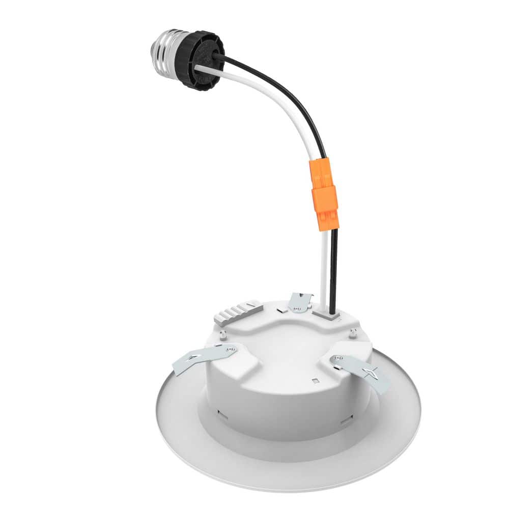 Commercial Electric 1-pack 4 in. Integrated LED Recessed Retrofit Light Trim with Selectable Color Temperature CEC-T20 (3)