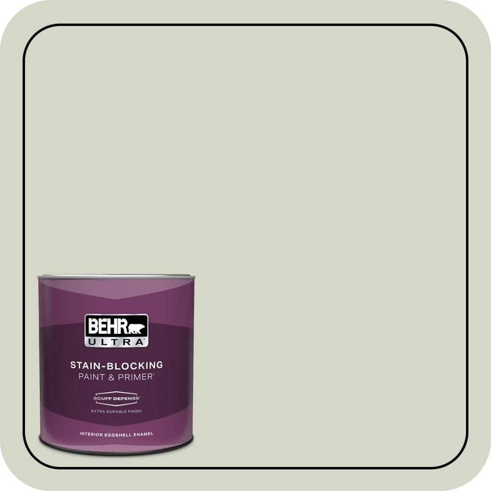 BEHR ULTRA 1 qt. #QE-33 Natural Spring Extra Durable Eggshell Enamel Interior Paint & Primer
