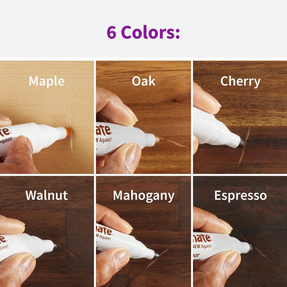 Rejuvenate Wood Furniture and Floor Repair Markers (3)