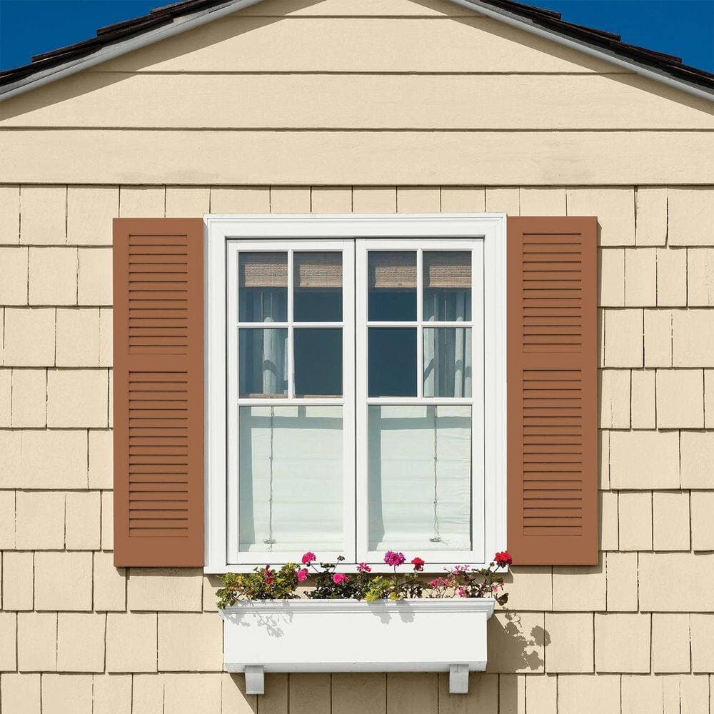 Glidden Premium 1 qt. #PPG1069-6 Foxfire Brown Satin Exterior Latex Paint (4)