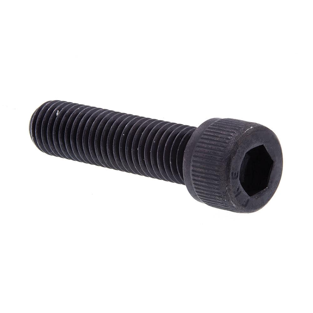 Prime-Line 1/4 in.-28 x 1 in. Black Oxide Coated Steel Hex Allen Drive Socket Head Cap Screws (10-Pack) (1)