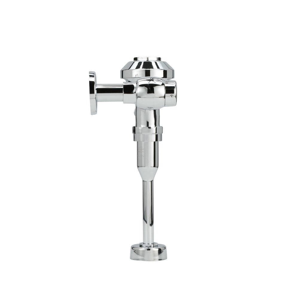 Zurn Aquaflush Exposed Manual Diaphragm Flush Valve with 3.5 GPF, Sweat Solder Kit, and Cast Wall Flange in Chrome (3)