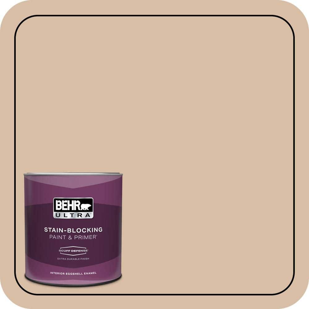 BEHR ULTRA 1 qt. #S240-3 Ash Blonde Extra Durable Eggshell Enamel Interior Paint & Primer