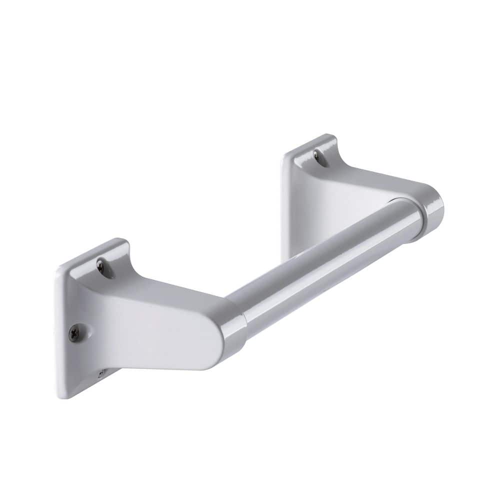 Glacier Bay 9 in. x 7/8 in. Exposed Screw Assist Bar in White (2)