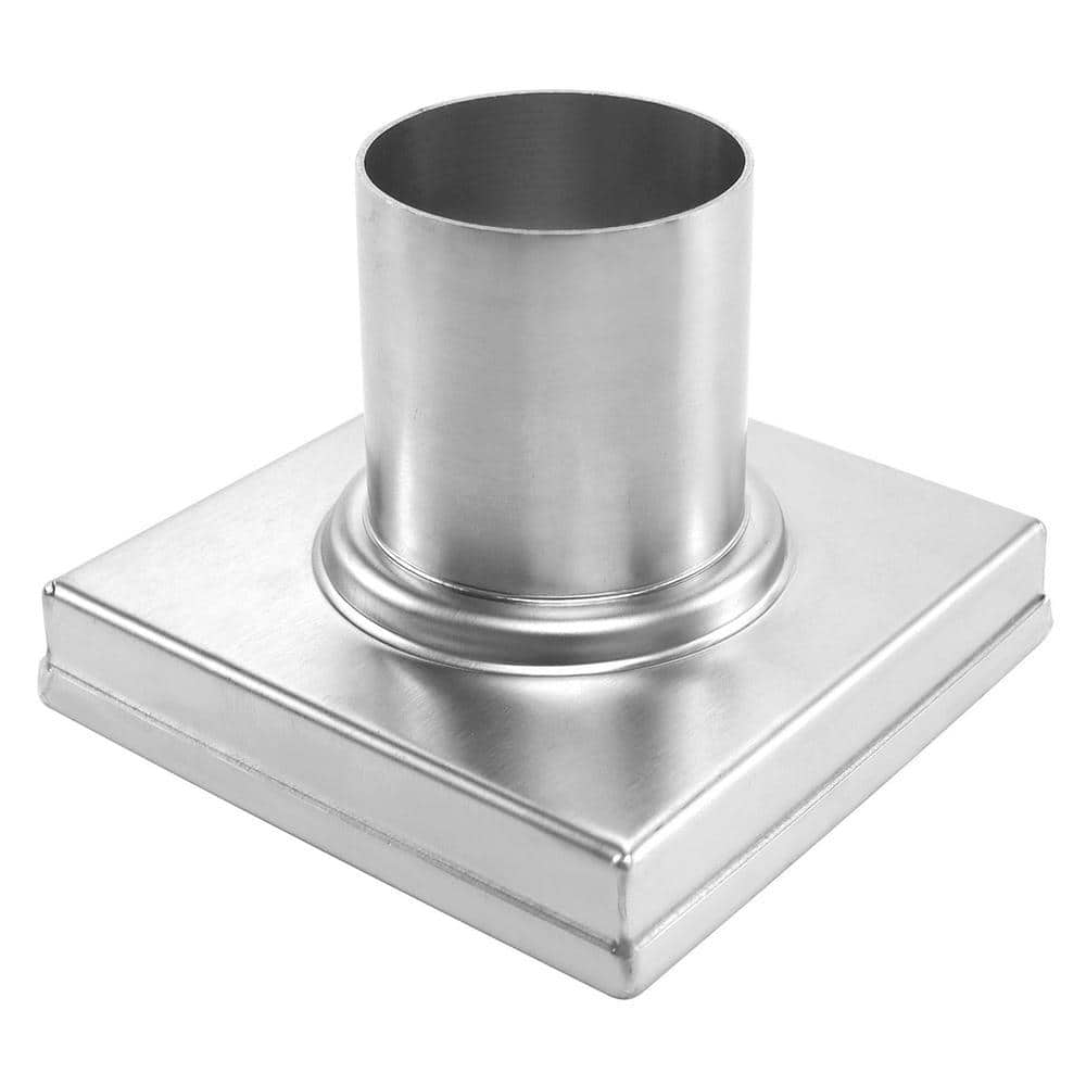 Neodrain 4 in. x 4 in. Stainless Steel Square Shower Drain with Tile-In Pattern Surface and PVC Drain Base (3)