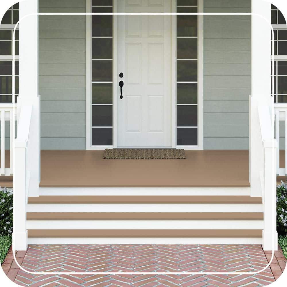 BEHR PREMIUM #HDC-NT-22 Textured Low-Lustre Enamel Interior/Exterior Porch and Patio Anti-Slip Floor Paint (2)