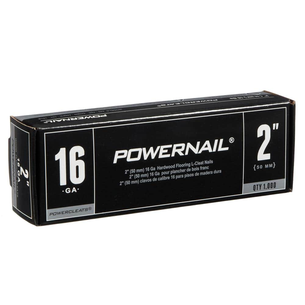 POWERNAIL Powercleats 2 in. 16-Gauge Hardwood Flooring Nails 15 Boxes of 1,000 (2)