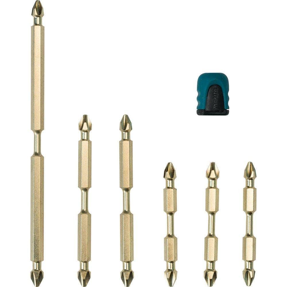 Makita Impact GOLD Double-Ended Power Bits with Mag Boost (7-Piece) (1)