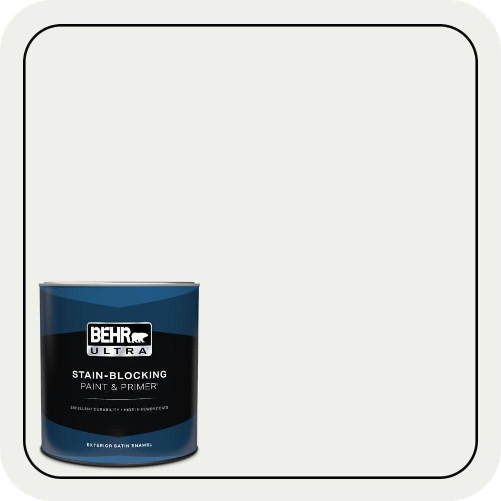 BEHR ULTRA 1 qt. #57 Frost Satin Enamel Exterior Paint & Primer (1)