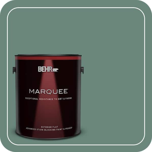 BEHR MARQUEE 1 gal. #470F-5 Garland Flat Exterior Paint & Primer (2)
