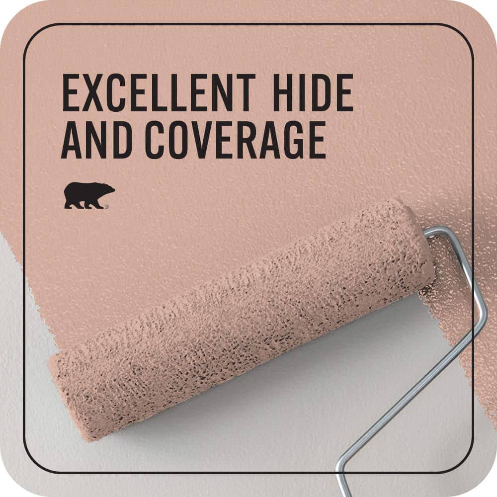 BEHR PREMIUM PLUS 1 qt. #S180-3 Flowerpot Flat EcoMix Plant-Based Interior Paint & Primer (2)