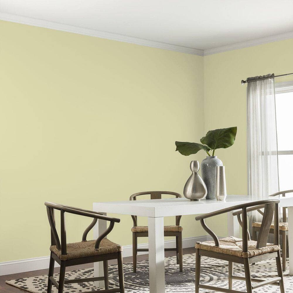 Glidden Ultra-Hide 1 gal. PPG1116-4 Misty Moor Eggshell Interior Paint (4)